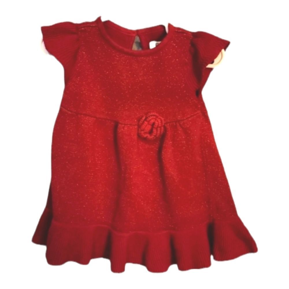 CHEROKEE Girl Red Sweater Dress size 9 mos.